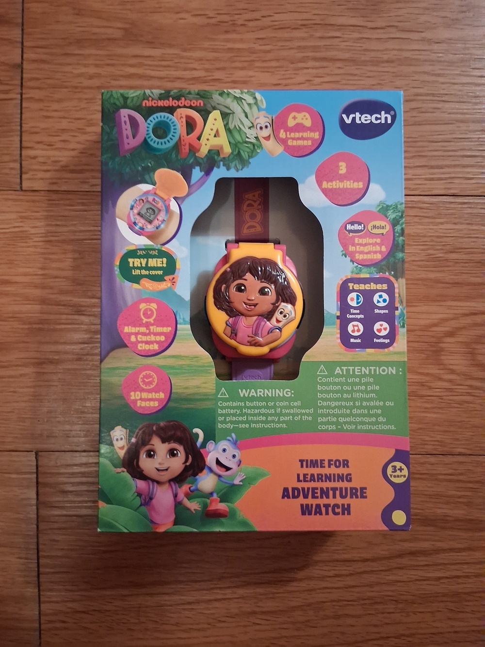 VTech Dora Time for Learning Adventure Watch - Yellow and Pink